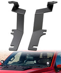 Heavy Duty Ditch Light Bracket Kit For Ford F150 Raptor Hood Hinges Mounts For Offroad LED Pods And Work Lights 2015 2016 2017 2018