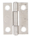 Ten Pack 1 Inch Stainless Steel Butt Hinges 304 Grade Four Hole Foldable For Marine Boxes And Cabinets Sturdy Rust Resistant