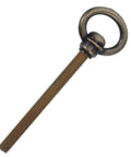 Vintage Bronze Ring Cabinet Pull Handle With Screws For Kitchen Dresser Cupboard Furniture Hardware Retro Metal Ring Knob