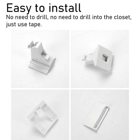 No Drill Magnetic Cabinet Lock For Child Safety, 2 Pack, components with adhesive for easy installation, concealed drawer lock.