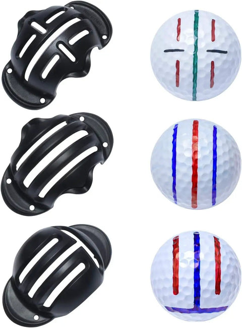 8 Pack Golf Ball Marker Set With Multicolor Line Markers And Alignment Stencils For Easy Ball Marking In Seconds Great Golf Accessories