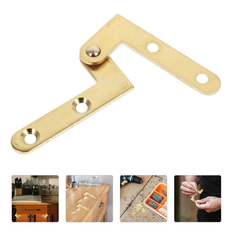 360 Degree Copper Pivot Hinge For Hidden Doors Attic Ladders And Cabinet Doors 1.92 Inch Replacement Hardware Rotatable
