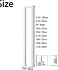 Rock Solid White Wrought Iron Handrail U Shaped Guardrail size chart showing various heights for stair support bar.