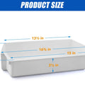 Two Pack Door Shelf Bin Replacement For Refrigerators Fits Frigidaire, Whirlpool, Kenmore, Amana, Roper, Estate Models With Model 2187172 dimensions