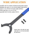 Pro Grade Timing Belt Change Tool Kit For Camshaft Locking And Pulley Assembly VAG 3036 T10172, wrench with bolts