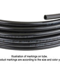 Two Pack 5/16 Inch Outer Diameter Black SAE J844 Nylon Air Brake Tubing, 100 Feet, DOT Compliant Pneumatic Air Line Hose