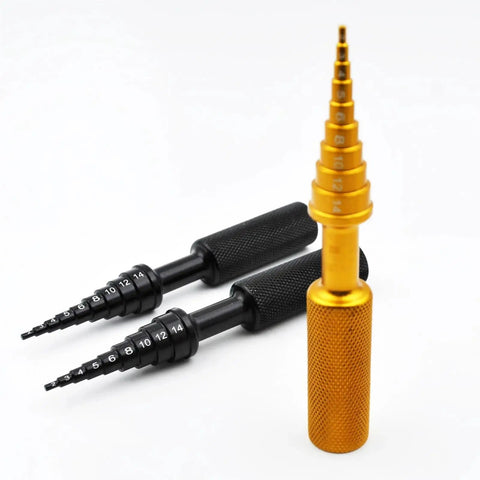Miniature Bearing Remover Puller Tool Kit For 2 To 14 Mm Bore Aluminum Build To Fix Small Motor Parts Engines Safely Wear Resistant Design Quick DIY Fixes Better Than Old Junk Tools Save Money Now Grab This Budget Upgrade For Machine Smooth Work. showing aluminum bearing pullers with 2-14 mm sizes