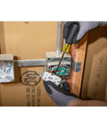 Using Five Piece Precision Screwdriver Set With Machined Tips For A Tight Fit Phillips And Slotted on electrical work