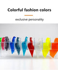 10 Piece Clip Guide Set For Electric Clippers Magnetic Guards Pro Haircut Combs displayed in colorful transparent holder