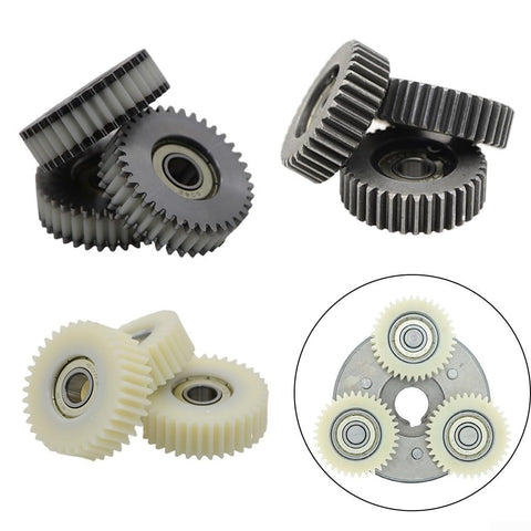 36 Tooth Planetary Gear Set For Motors And Hub Drives, Internal Gears With 608Z Bearing, Nylon Steel Teeth, Full Metal Planetary Gear Kit