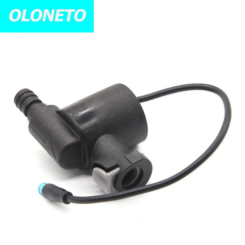 Two Pack Compact Water Flow Generator For Faucets Micro Hydropower Turbine With 12mm Quick Connect Nylon Body visible