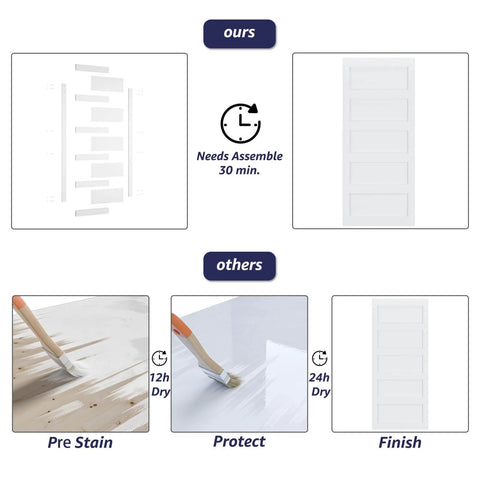 36 By 84 Inch White Sliding Barn Door With 6.6 Foot Brushed Nickel Hardware Kit And Handle, 5 Panel, Pre Drilled Holes comparison
