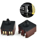 Two Pack Angle Grinder Push Button Switch Replacement For Angle Grinders 100 Polisher Power Tools Accessory Durable Easy Install