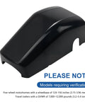 RV Awning End Cap Cover Replacement 643923 Compatible With Lippert Solera Awnings Front Idler And Motor Cover, Black