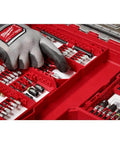 Milwaukee Shockwave impact driver bit set, 80-piece in red case