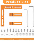 Product list including CNC Positioning Side Clamps Aluminum Heavy Duty Low Profile Vise components and tools