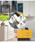 Top Shelf 2 Pack Keyed Alike Cam Locks One Eighth Inch Zinc Alloy Cabinet Hardware For Toolboxes Desks And Mailboxes, shown on cabinets.