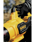 Close-up of 60V Max FlexVolt Cordless Handheld Leaf Blower 125 MPH Air Speed 600 CFM Airflow Tool Only Lightweight
