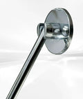 NSF Wall-Mounted Mop Sink Faucet, 8" Adjustable Centers, 6-1/2" Spout, Heavy Cast Spout with Pail Hook, BXF-S001 mount detail.