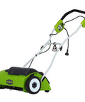 10 Amp 14 Inch Corded Electric Dethatcher With Stainless Steel Tines For A Healthier Lawn, Powerful 3700 RPM Motor, Ideal For Spring And Fall Dethatching Of Cool And Warm Season Grasses, Easy Yard Care Tool