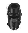 Three Quarter Inch Thirty Spline By Three Quarter Inch Double D Black Heavy Duty Steering Universal Joint Shaft front view