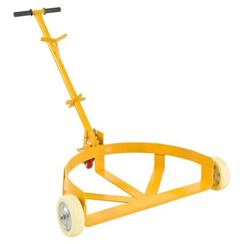 Hella Tough 55 Gallon Drum Dolly With 1200 Lb Capacity Heavy Duty Steel Barrel Mover And Low Profile Oil Drum Cart Swiveling Pu Wheels For No Sweat Industrial Workflow