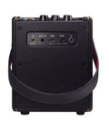 Back view of Spark MINI 10W Portable Guitar Amp And Bluetooth Speaker with connections for AUX, USB, and Pairing.