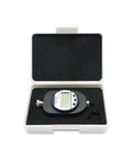 Portable Digital Shore A Durometer Hardness Tester Meter With Big Lcd Screen for rubber testing in a protective case.
