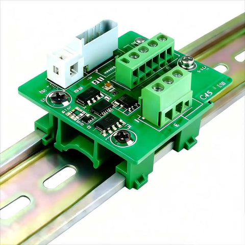 Fifteen Sets PCB DIN Rail Mounting Brackets With Screwdriver For 35mm C45 And 15mm Rails, Circuit Board Holder Clip For DIN Rail