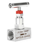 stainless steel needle valve 3/8 NPT with durable construction