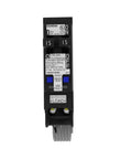 15 Amp 120 Volt Tandem CAFCI Type QTA Circuit Breaker Two Circuits In One 1 Pole LED Trip Indicators front view