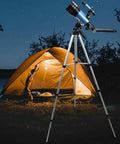 70mm Aperture Portable Refractor Telescope for Adults and Beginners 300mm Travel Scope with AZ Mount by camping tent