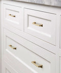 Dope Matte Gold Cabinet Handles Three And Three Quarter Inch Hole Center Drawer Pulls Ten Pack Modern Square Dresser Pulls
