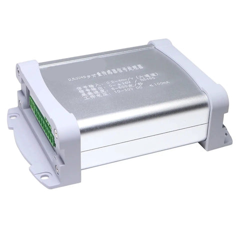 Front view of Six Axis Force Transmitter With Multi Channel RS485 Sensor Indicator for automatic testing and precision measurements.