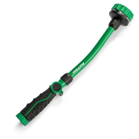 16 Inch Watering Wand For Garden Hose With Thumb Control Lever, 8 Pattern Spray, Non Slip Ergonomic Grip, Carbon Fiber Texture Finish