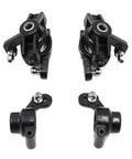 Heavy Duty Steering Cup And C Hub Carrier Rear Hub Set Replacement Upgraded RC Car Parts view showing black resin components for DIY upgrade.