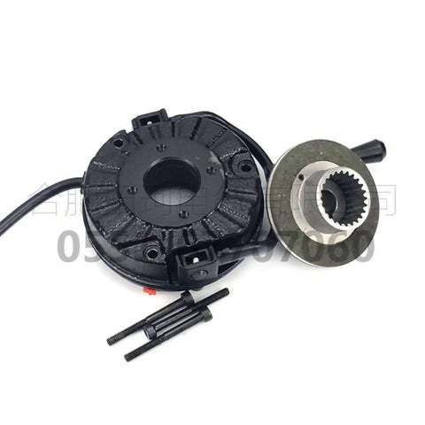 Electromagnetic Brake G468REB0406B 170V 12Z PB DC170V 22W 4Nm Heavy Duty Rugged Stop And Hold System with assembly parts visible