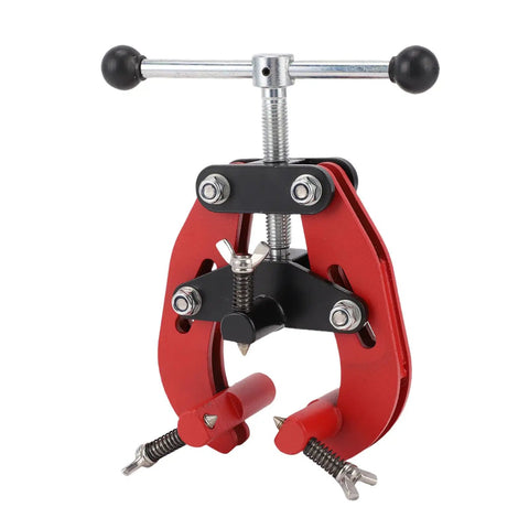 Sturdy pipe alignment clamp for 1-2.5 inch pipes made from heavy duty carbon steel, perfect for welding tasks.