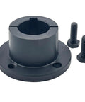 Heavy Duty Split Taper Bushing With H Type Fixed Bore Carbon Steel Locking Collars for industrial pulleys and drive sheaves.