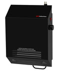 No Fuss Compact Wall Mount Rv Electric Heater Featuring Adjustable Thermostat And Ultra Slim Design, front view in sleek black finish.