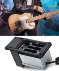 Acoustic Guitar Pickup With 3 Band EQ 505R Preamp And Piezo Transducer Black Folk Guitar Pickup Easy Install Plug And Play