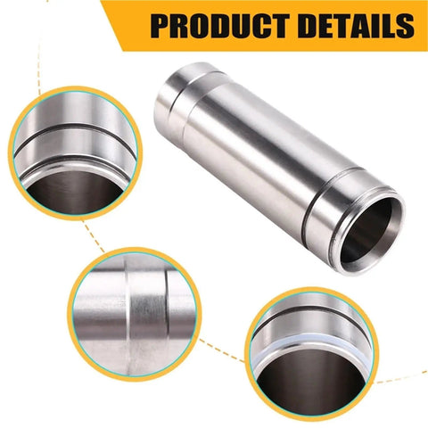Airless Paint Sprayer Inner Cylinder Sleeve Replacement Pro Grade For 1095 1595 5900 Series Sprayers Silver Metal Sleeve