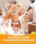 Kick Stubborn Grease To The Curb With Heavy Duty Handheld Steam Cleaner Featuring 1050W Fast Heat Up And 239 Degree Pressurized Hot Steam Alongside Twelve Versatile Household Cleaning Attachments For Zero Hassle Tidy Ups with steam cleaning doll.