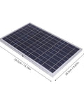 100W 12V Solar Panel Kit With Controller For Travel And Outdoor Use IP67 Waterproof Portable Monocrystalline Solar Panel dimensions