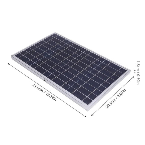100W 12V Solar Panel Kit With Controller For Travel And Outdoor Use IP67 Waterproof Portable Monocrystalline Solar Panel dimensions