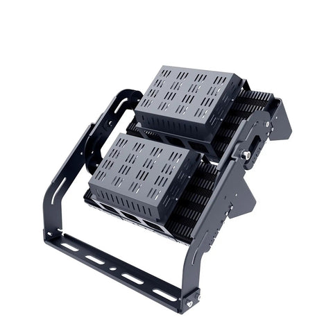 Heavy Duty 1000W LED Flood Light For Outdoor And Work Zones Super Bright Daylight Beam, dual housing with metal support frame.