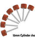 Set Of 50 Rotary Grinding Stones With 1/8 Inch Shank For Rotary Tools Aluminum Oxide Abrasive Mounted Bits For Sharpening in cylinder shape