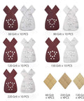 No Fuss Mouse Sander Sanding Pads Set, 50 Pack With 60 80 120 150 And 220 Grits, showing various grits and pad quantities