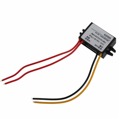 AC To DC Step Down Converter From 10 to 28V AC Input To 12V DC Output 5A 60W IP67 Automatic Corded Power Supply with wiring