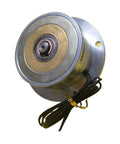 MIRGJK electromagnetic brake tension motor with round metal housing and black lead wires